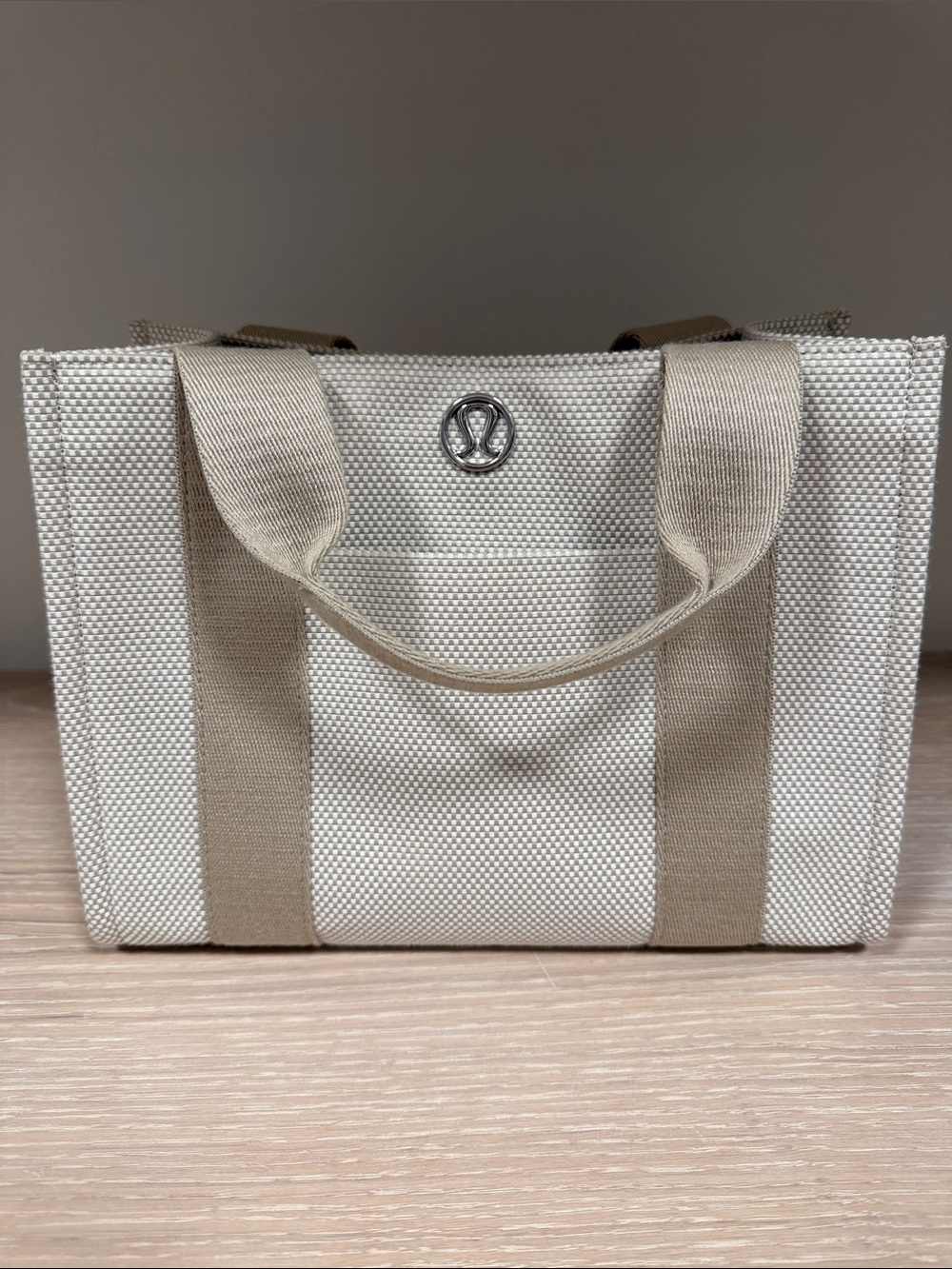 Lululemon Two tone canvas tote bag mini 4.5L